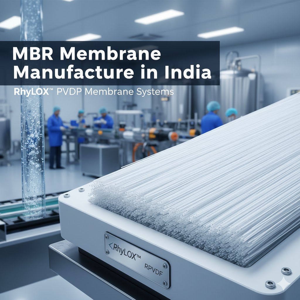 Manufacture of MBR Membrane in India: RhyLOX Leading the Future of Wastewater Treatment